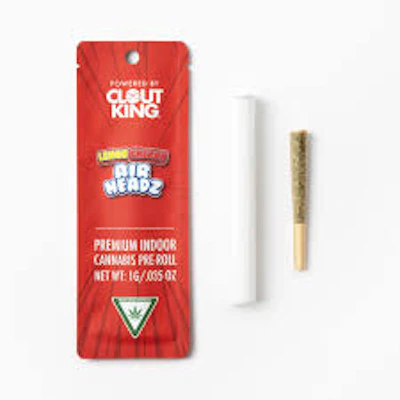 Clout King - 1g Preroll - Lemon Cherry Airheadz
