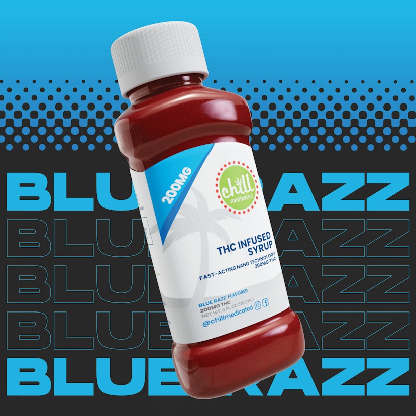 Chill Medicated | 200mg Syrup | Blue Raspberry