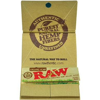 Raw Organic Artesano 1 1/4 Size Rolling Papers 50 Leaves + 50 Tips