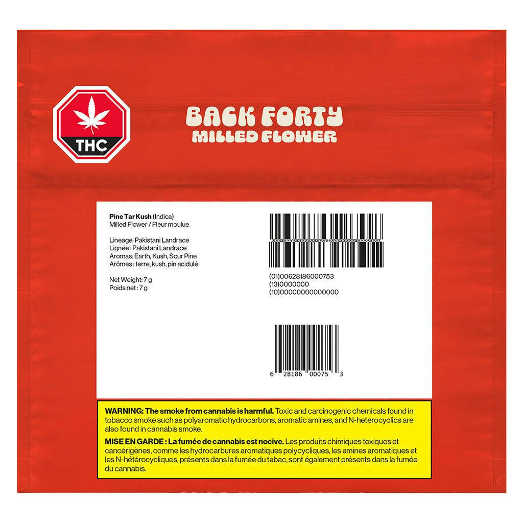 Back Forty - Pine Tar Kush Milled Flower