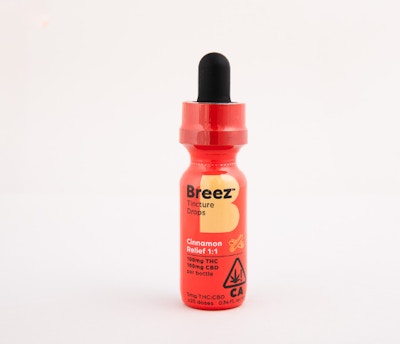 Product CoC Breez Tincture Drops - Cinnamon Relief 1:1 (100mgCBD:100mgTHC)