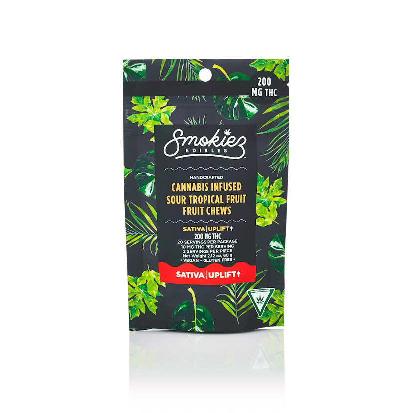 Smokiez | 200mg Gummies | Sweet Tropical Fruit