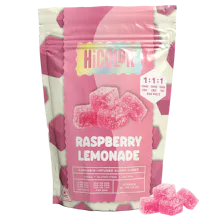 HICOLOR - 100mg Gummies 1:1:1 THC/CBD/CBG - Raspberry Lemonade