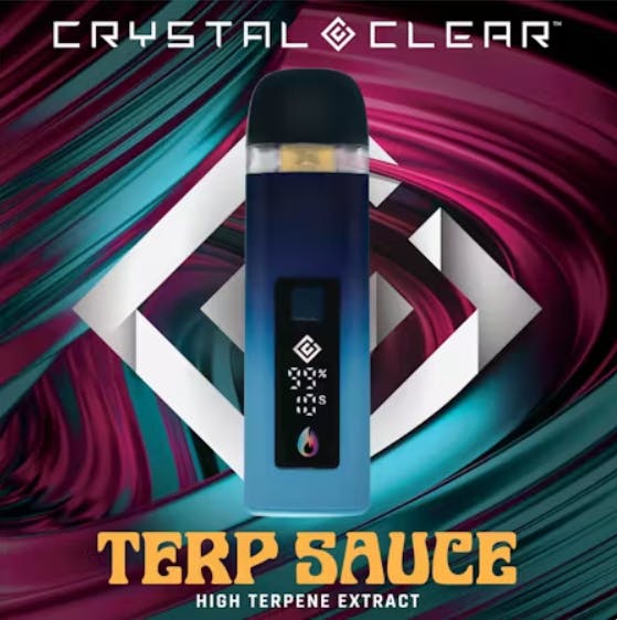 terp disposable vape Disposable Vape | Crystal Clear HyperBlast | Lime Skunk [Terp Sauce] | 1g