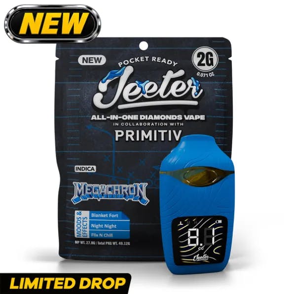 Jeeter x Primitiv - 2g Liquid Diamond Disposable - Megachron (Limited Edition)