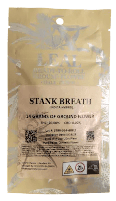 Leal Stank Breath 14g Pre Ground Flower LEAL