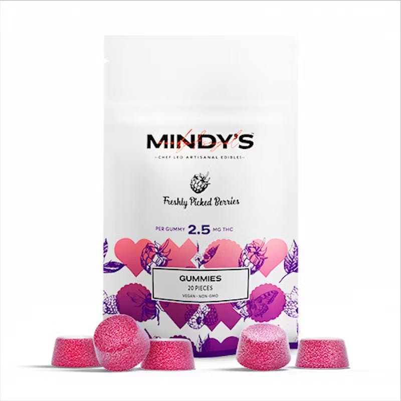 Mindy's - Gummies 20pk - Freshly Picked Berries (H) (100mg)