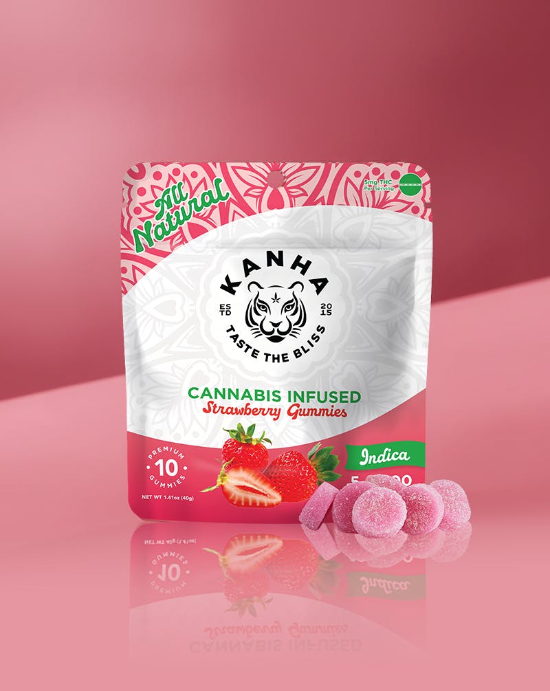 KANHA Gummies | Strawberry | 10pk - Redi Cannabis Dispensary in MA
