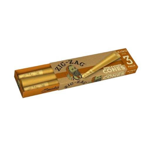 UNBLEACHED CONES KING SIZE 3PK-1