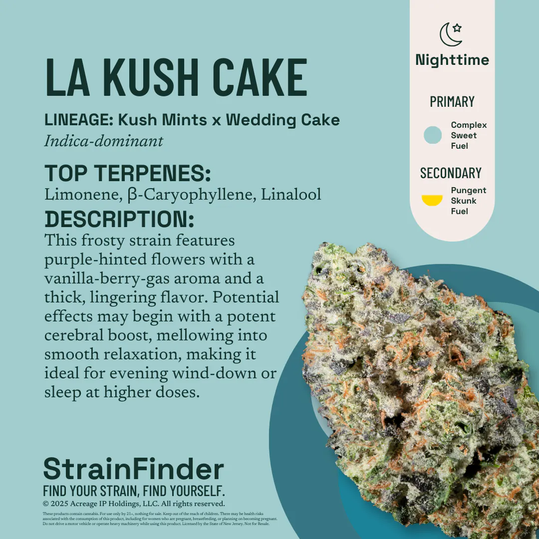 Shop LA Kush Cake - Whole Flower in Monroe | The Botanist