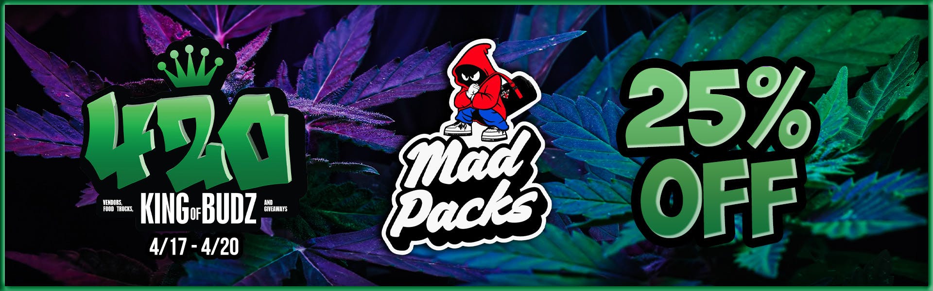 Mad Packs - 25 Percent OFF