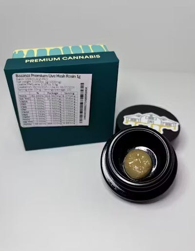 Product: Bountiful Farms | Bazanaz | Premium Live Hash Rosin - 1g
