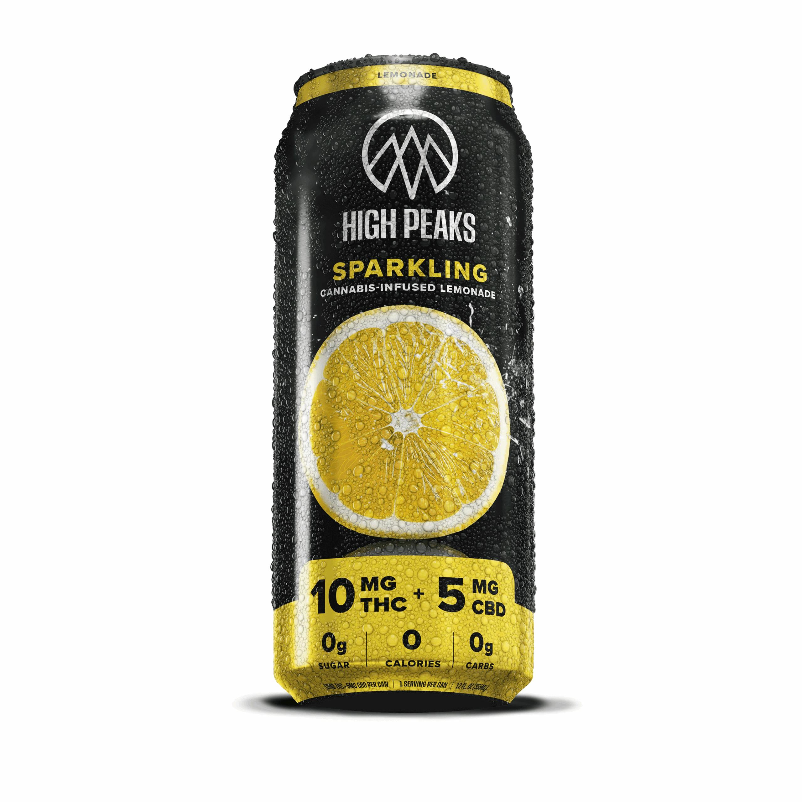 High Peaks | Sparkling Lemonade 12oz Single Can | 10mg