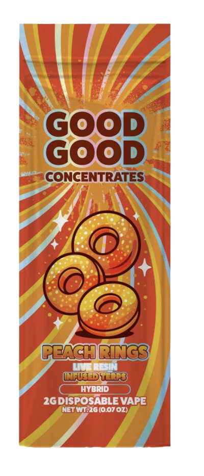 Good Good - 2g Disposable - Peach Rings