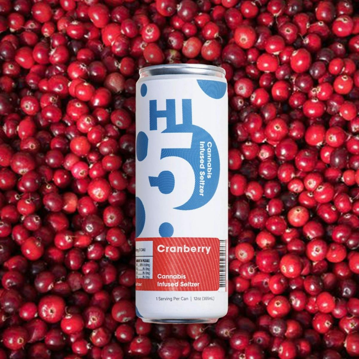 Hi5 Seltzer - 5 mg THC - Cranberry