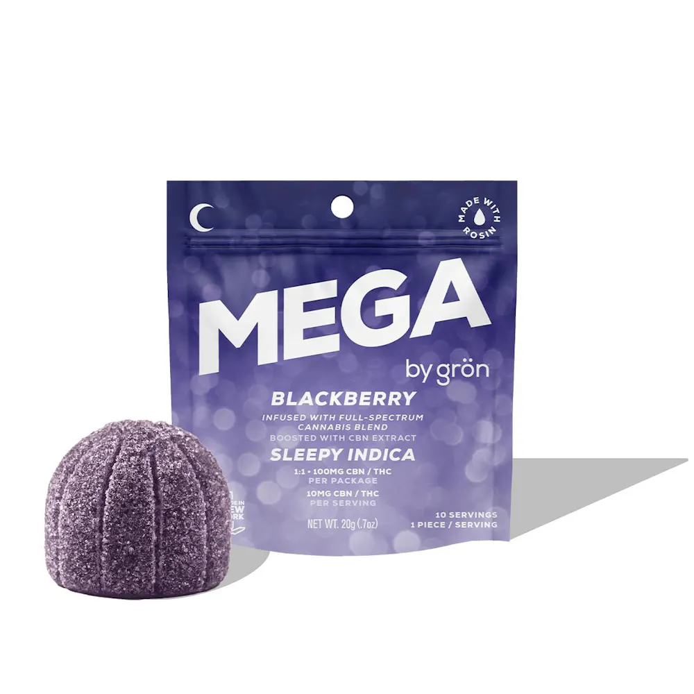 Product Mega - Blackberry - 100mg - Rosin Gummy