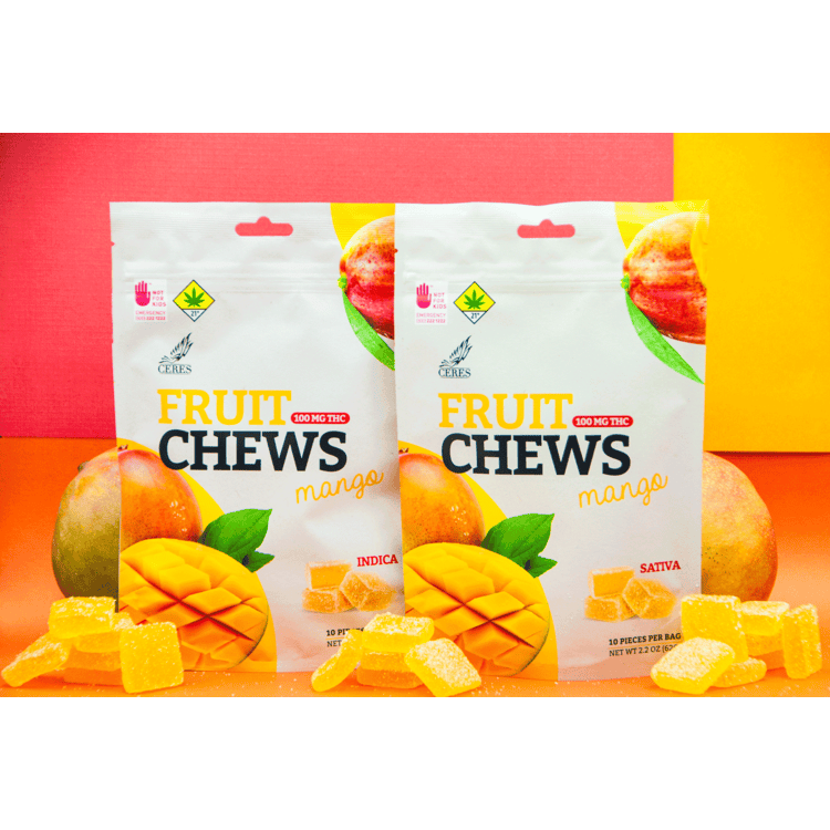 Ceres Garden 10pk Indica Apple Soft Fruit Chews c - Canna4Life
