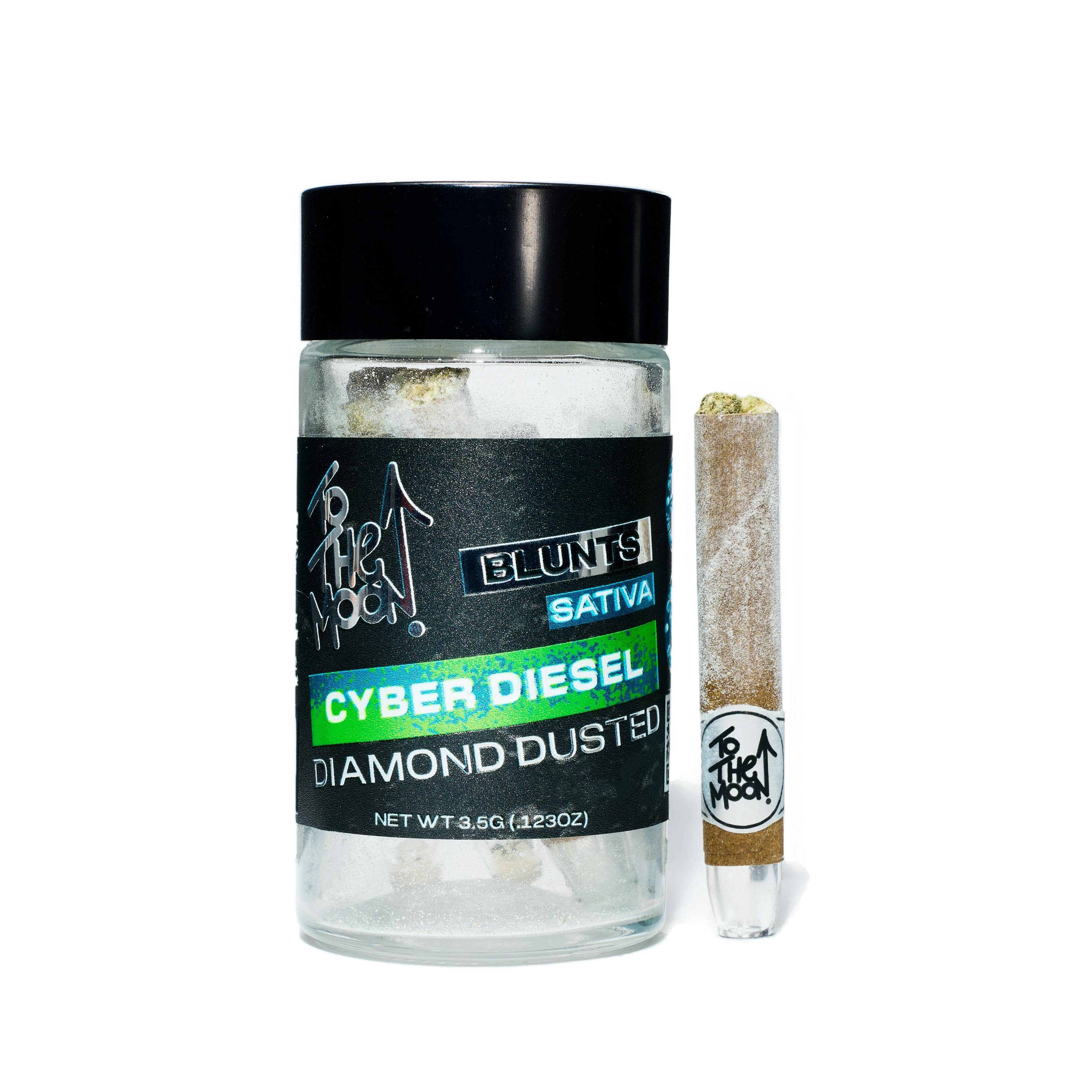 Photo of To The Moon – Cyber Diesel – 3.5g Diamond Infused – Blunt 5 Pack
