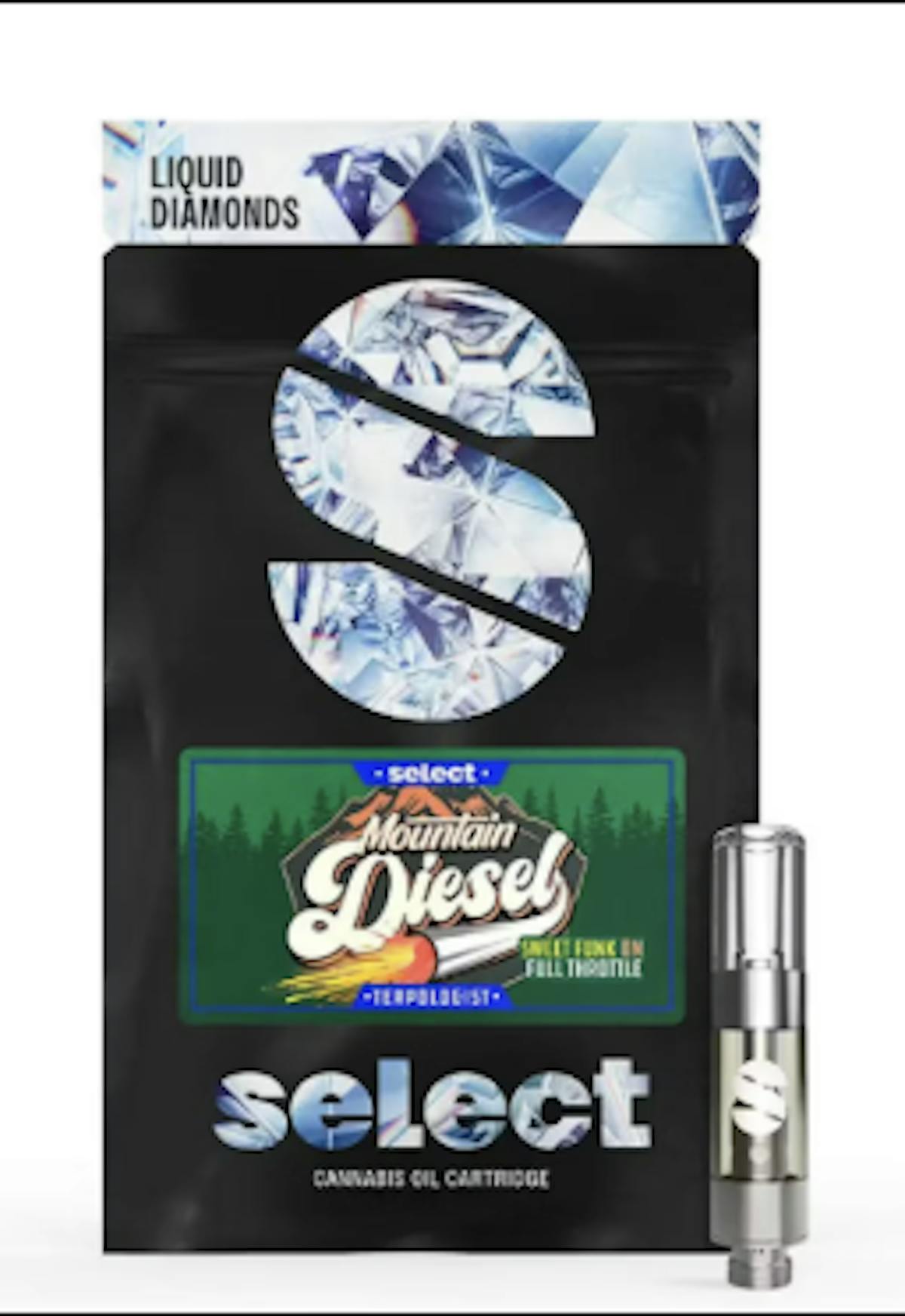 Photo of Select Liquid Diamonds Mountain Diesel 0.5g Cartridge
