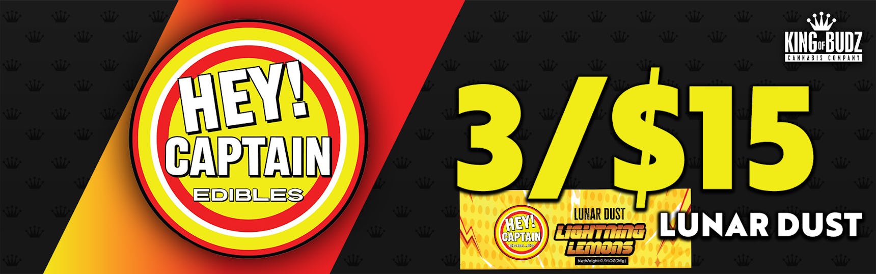 Hey Captain Lunar Dust 3/$15