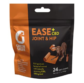 Edibles | Green Gruff | Ease + CBD | Joint & Hip | 24ct