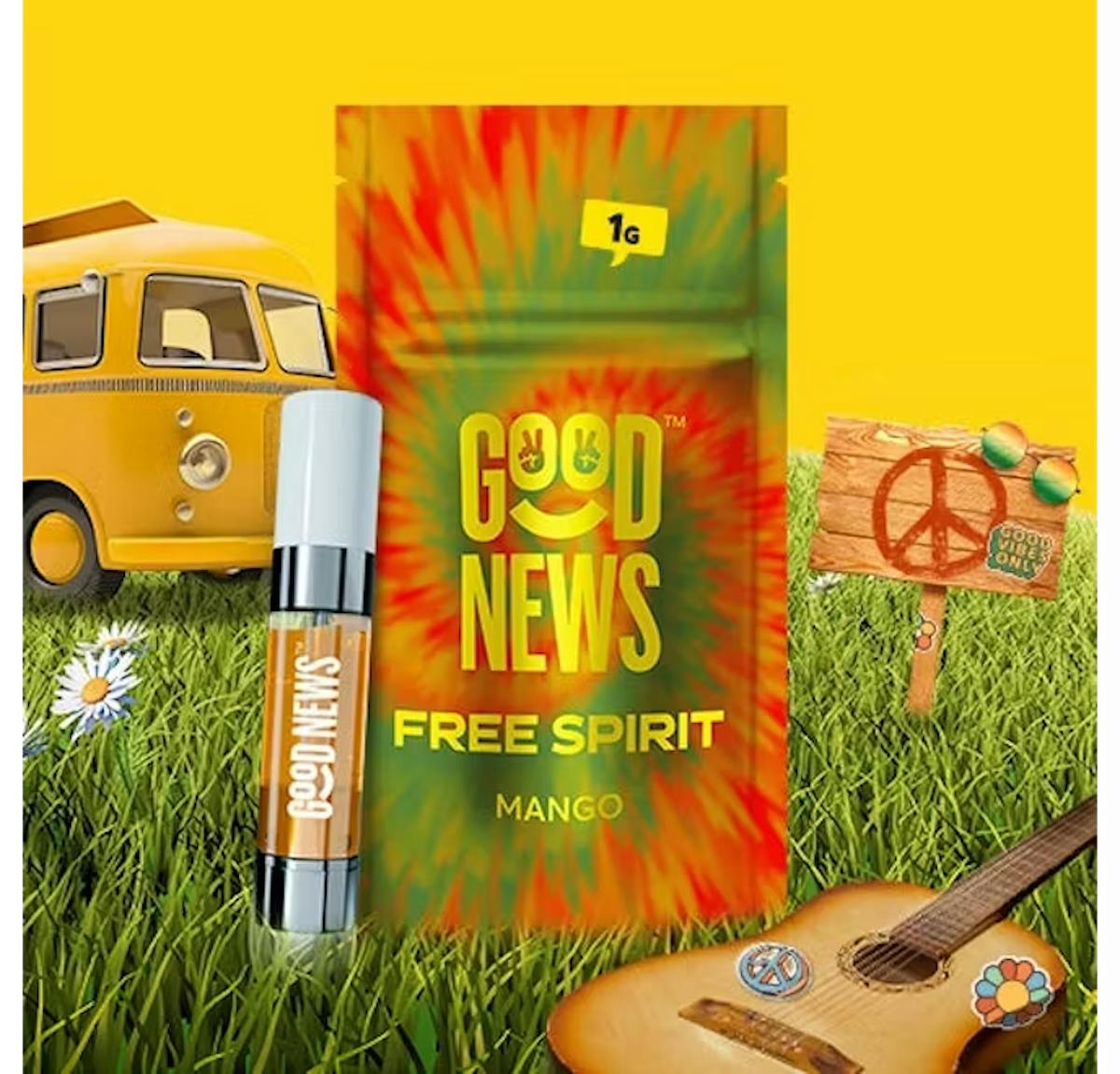 Image of Free Spirit | Mango | 1g Cartidge