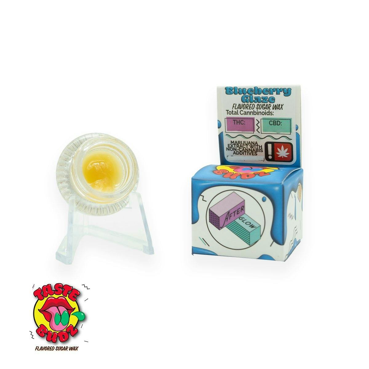 Photo of Afterglow – Taste Budz 1g BLUEBERRY GLAZE Flavored Sugar Wax