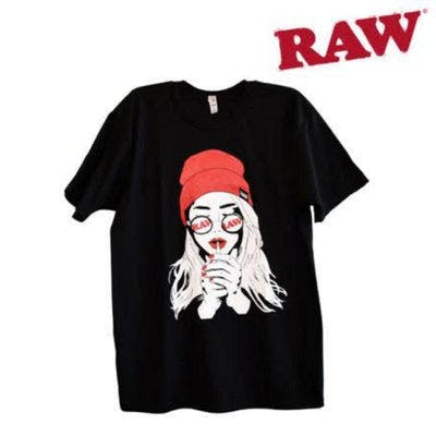 Raw - t–shirt - smoking girl - xx–large