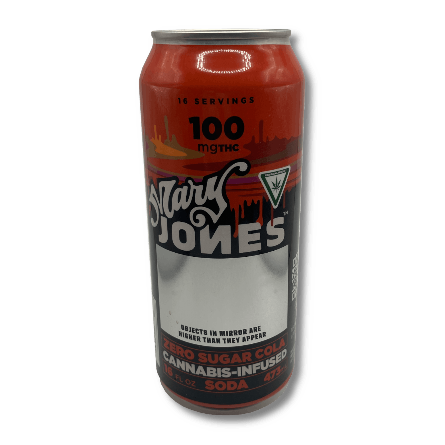 Product: Mary Jones | Zero Sugar Infused Soda (Single Can) - 100mg - Cola