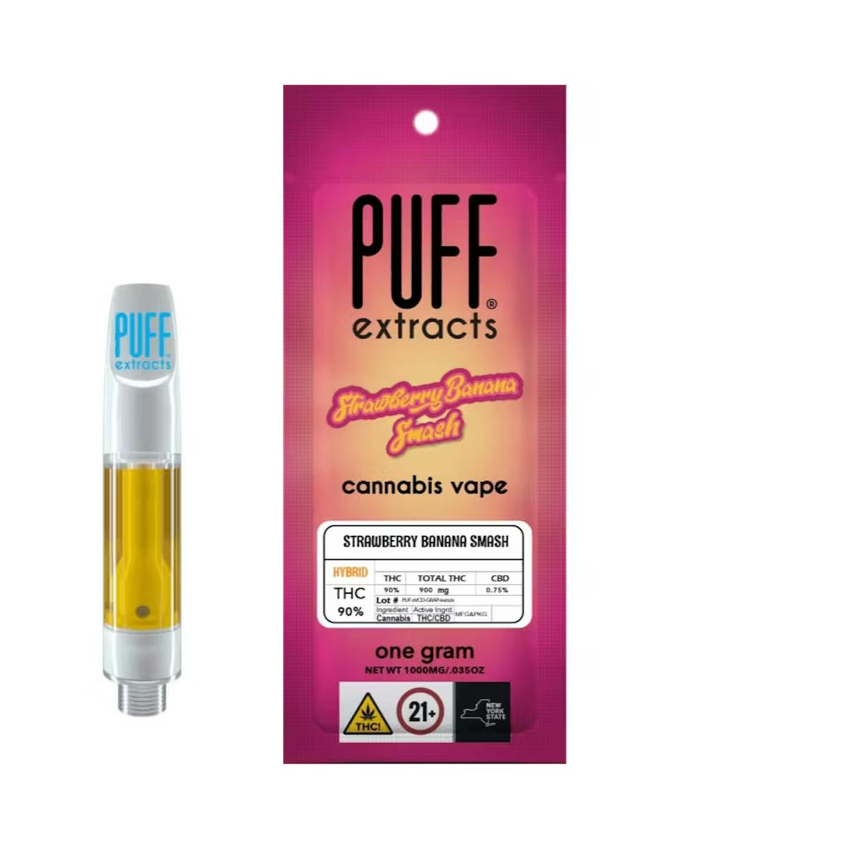 Image of PUFF – Strawberry Banana Smash – Cartridge