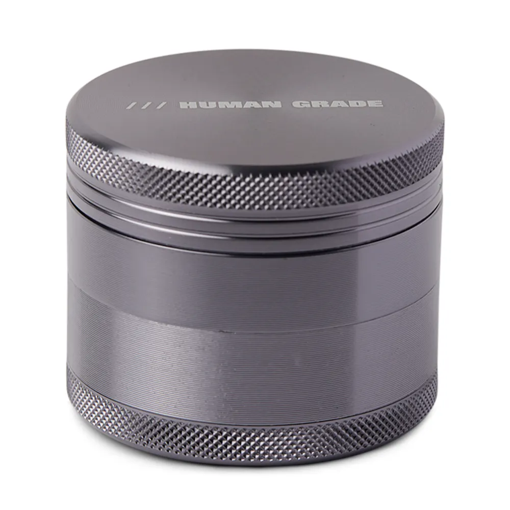 Product Human Grade - 4 Piece - Aluminum Grinder - Gunmetal