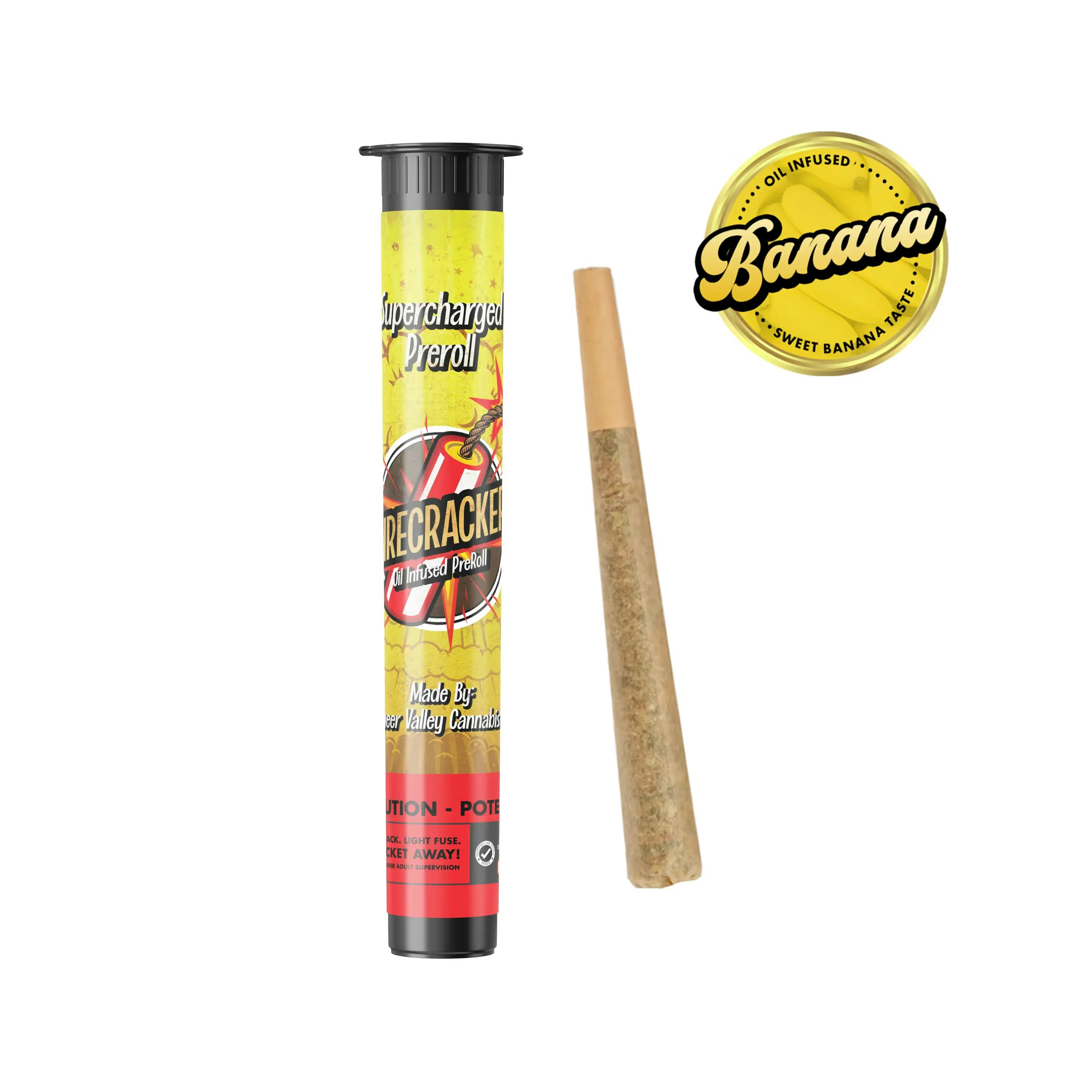 Product PVX Firecracker | Banana Candy | Infused Preroll | 1g