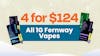 4 Fernway 1G Vapes for $124 - Carts and Disposables