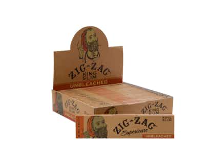 Product: Unbleached King Slim Papers | Zig Zag
