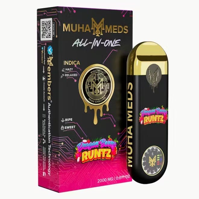 MUHA MEDS | Disposable Vape | Gen 3 | Sweet Dreams OG | 2g | First Class -  Lansing
