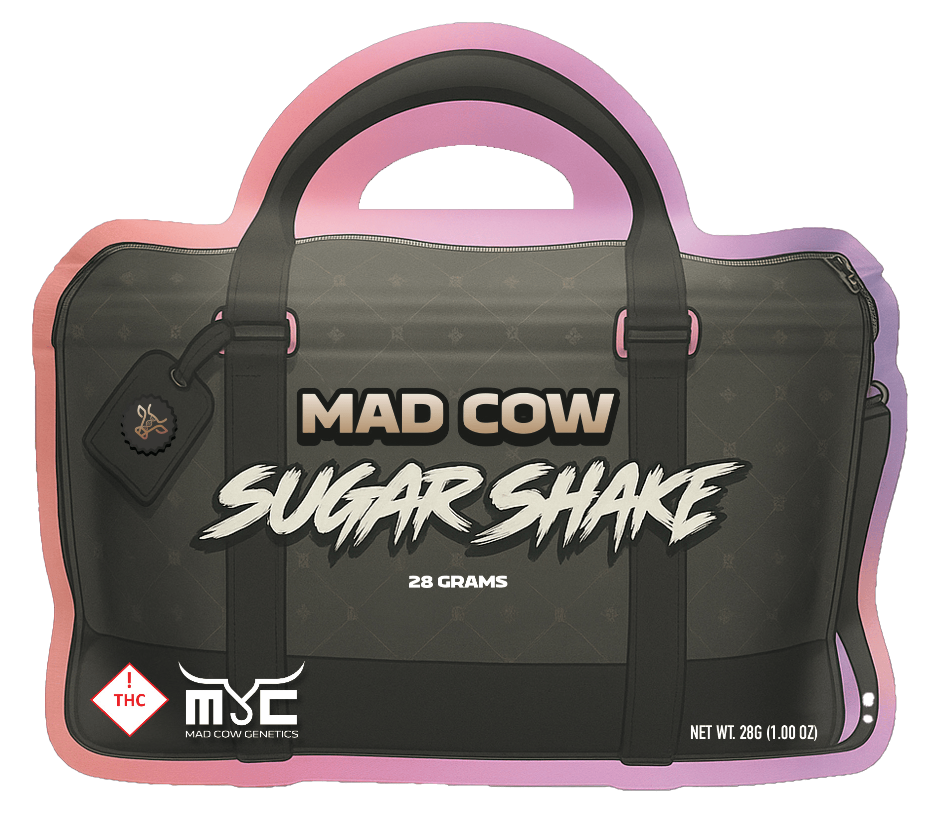 Mad Cow Shake Mylar Bag | Blueberry Caviar