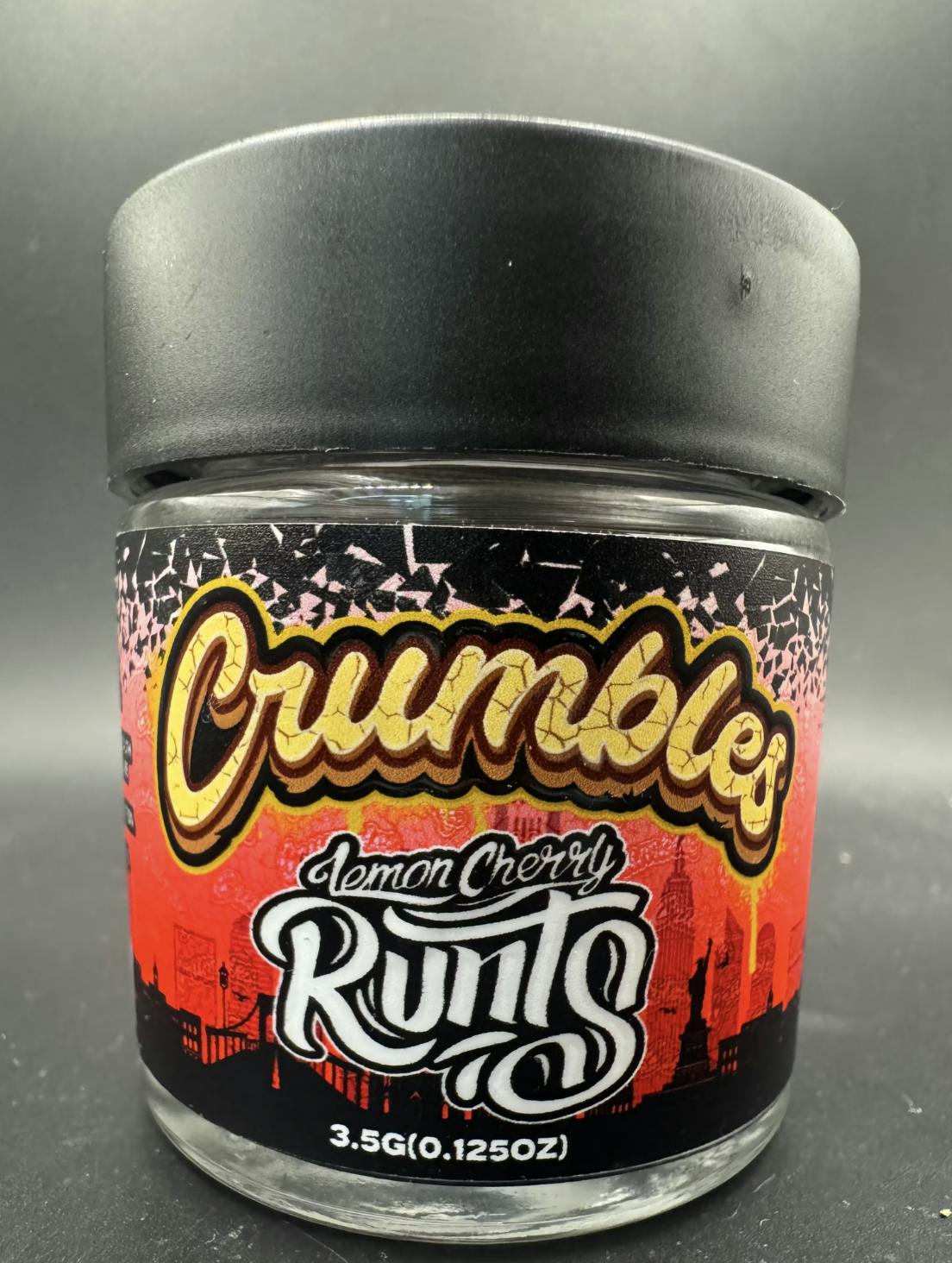 CRUMBLE | FLOWER 3.5 JAR | LEMON CHERRY RUNTZ