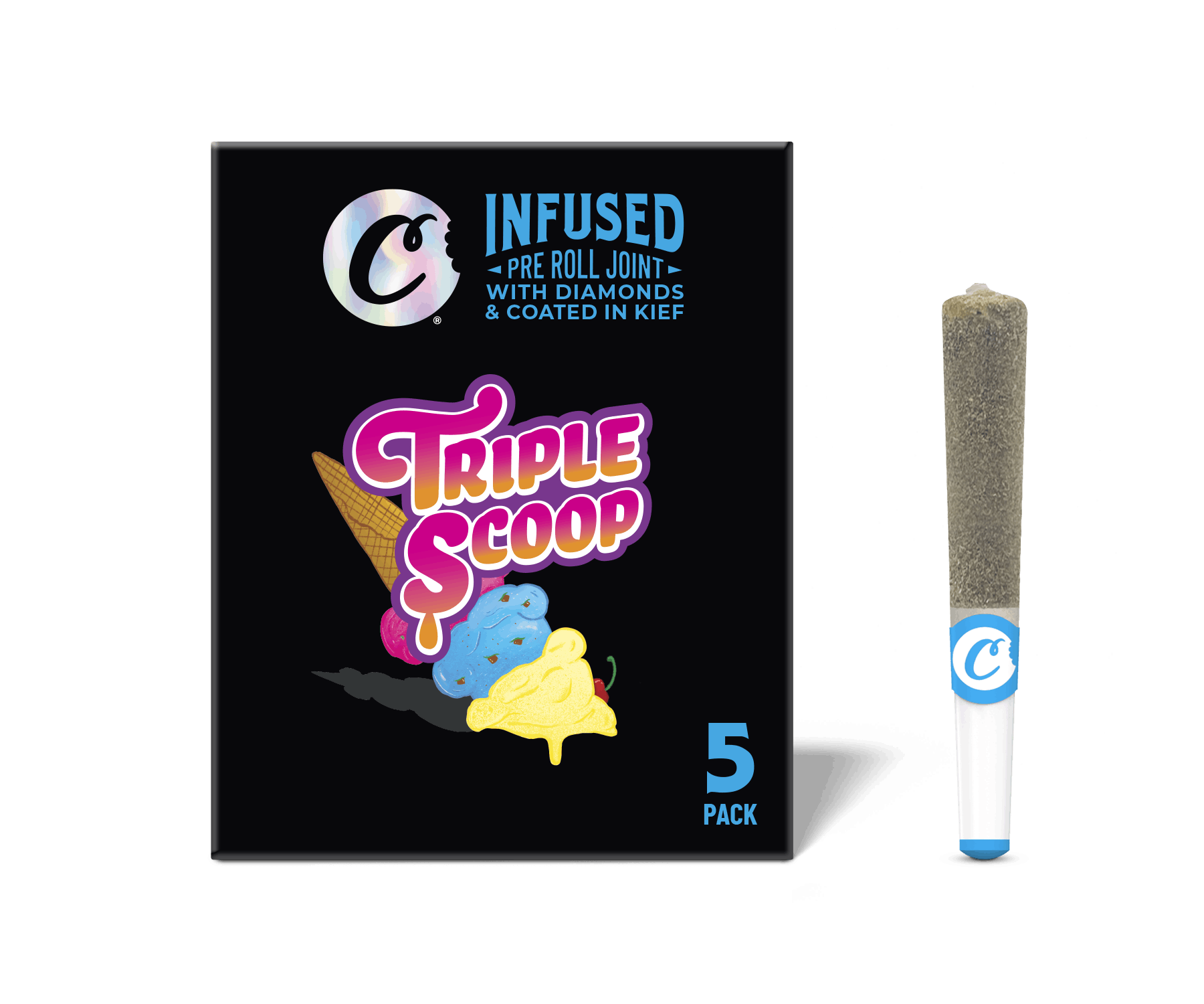 Cookies Triple Scoop Indoor Multi Infused 5pk Cookies Brentwood