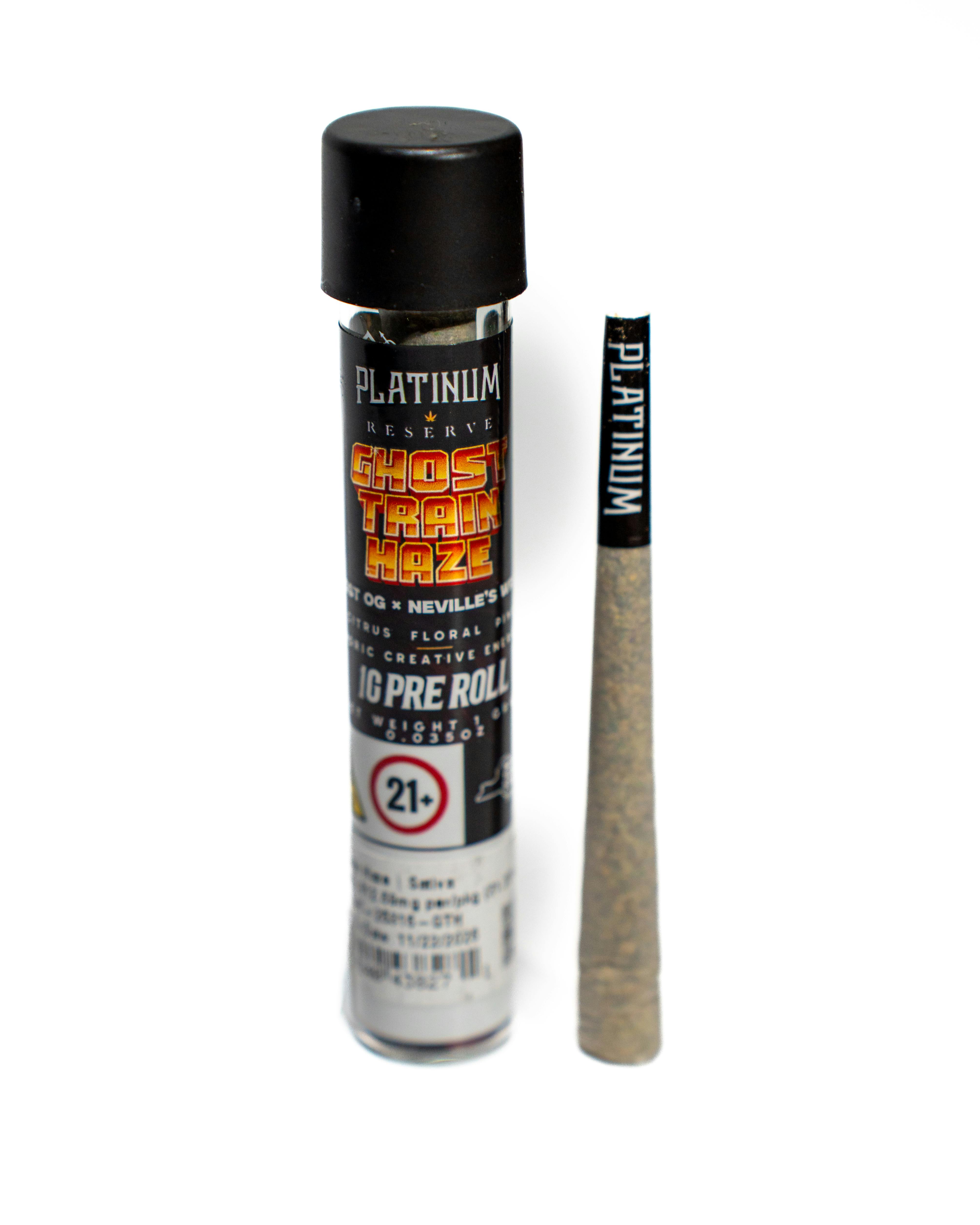 Ghost Train Haze • Pre Roll • 1g by Platinum Reserve | Buy Online