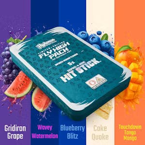 Highsman Blueberry Blitz GT | 5pk Infused Hit Stick - Simply Pure