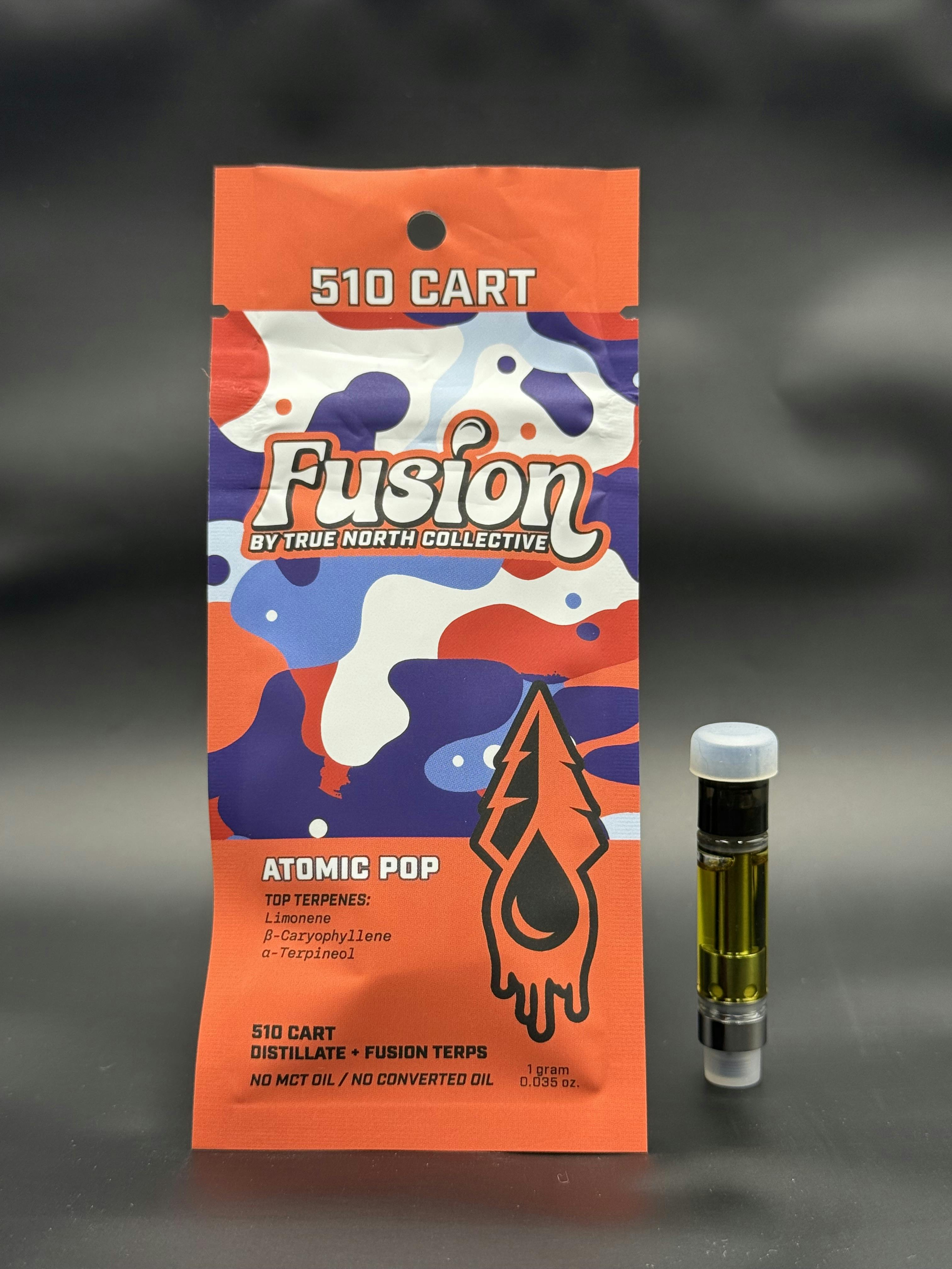 Product: True North Cartridges | Atomic Pop Fusion Distillate Cartridge | 1g