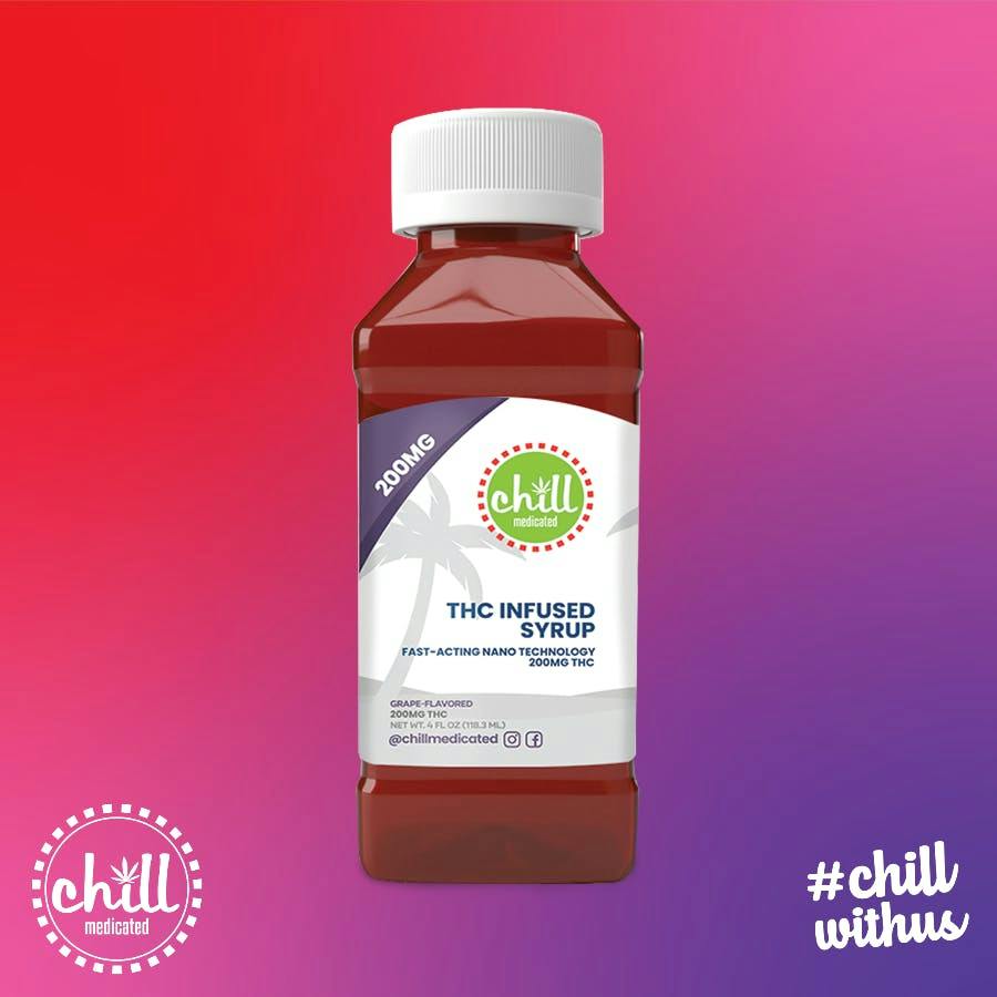 CHILL MEDICATED | 200MG SYRUP | GRAPE