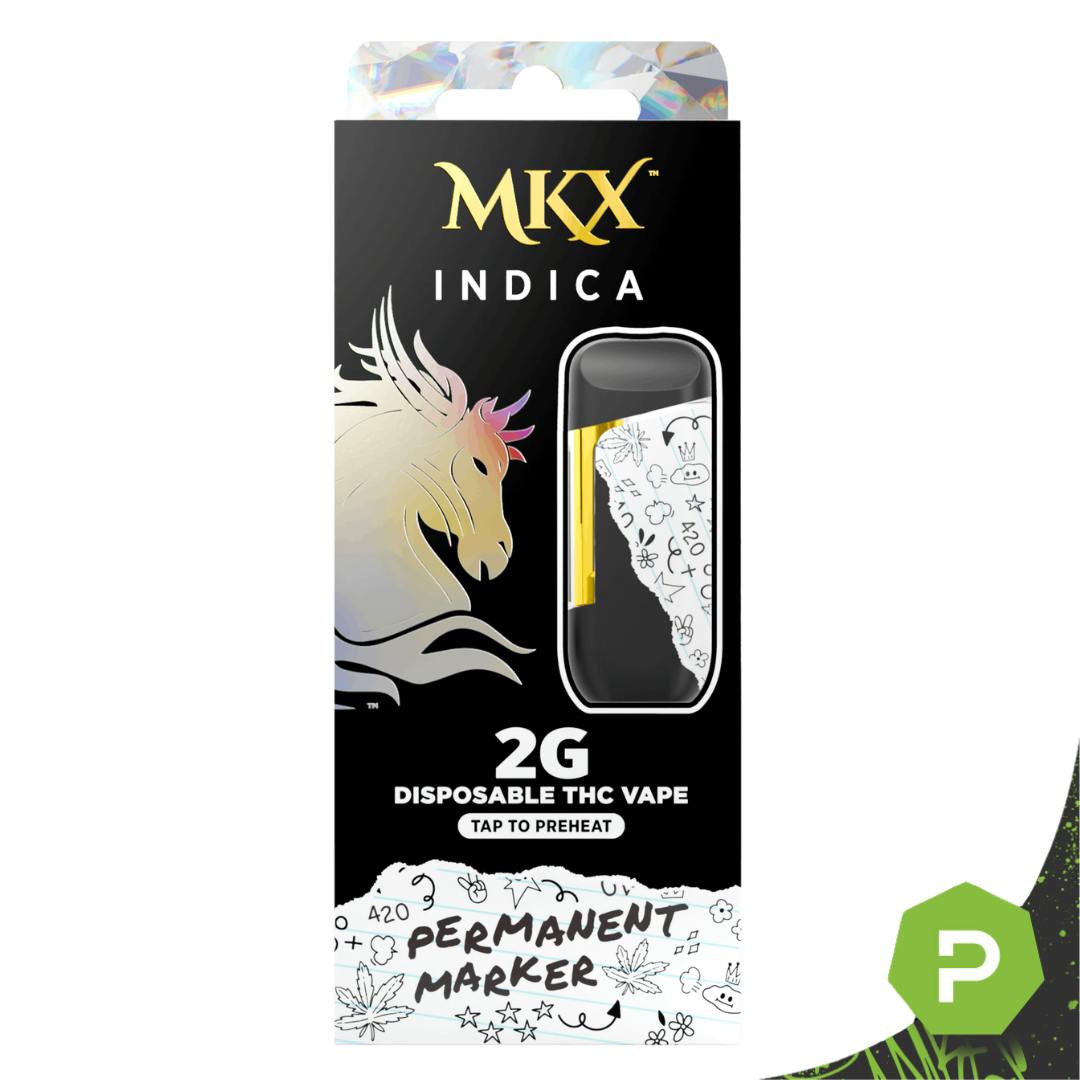 MKX Oil Co. 2g MKX Disposable - Permanent Marker 2g Disposable - Indica
