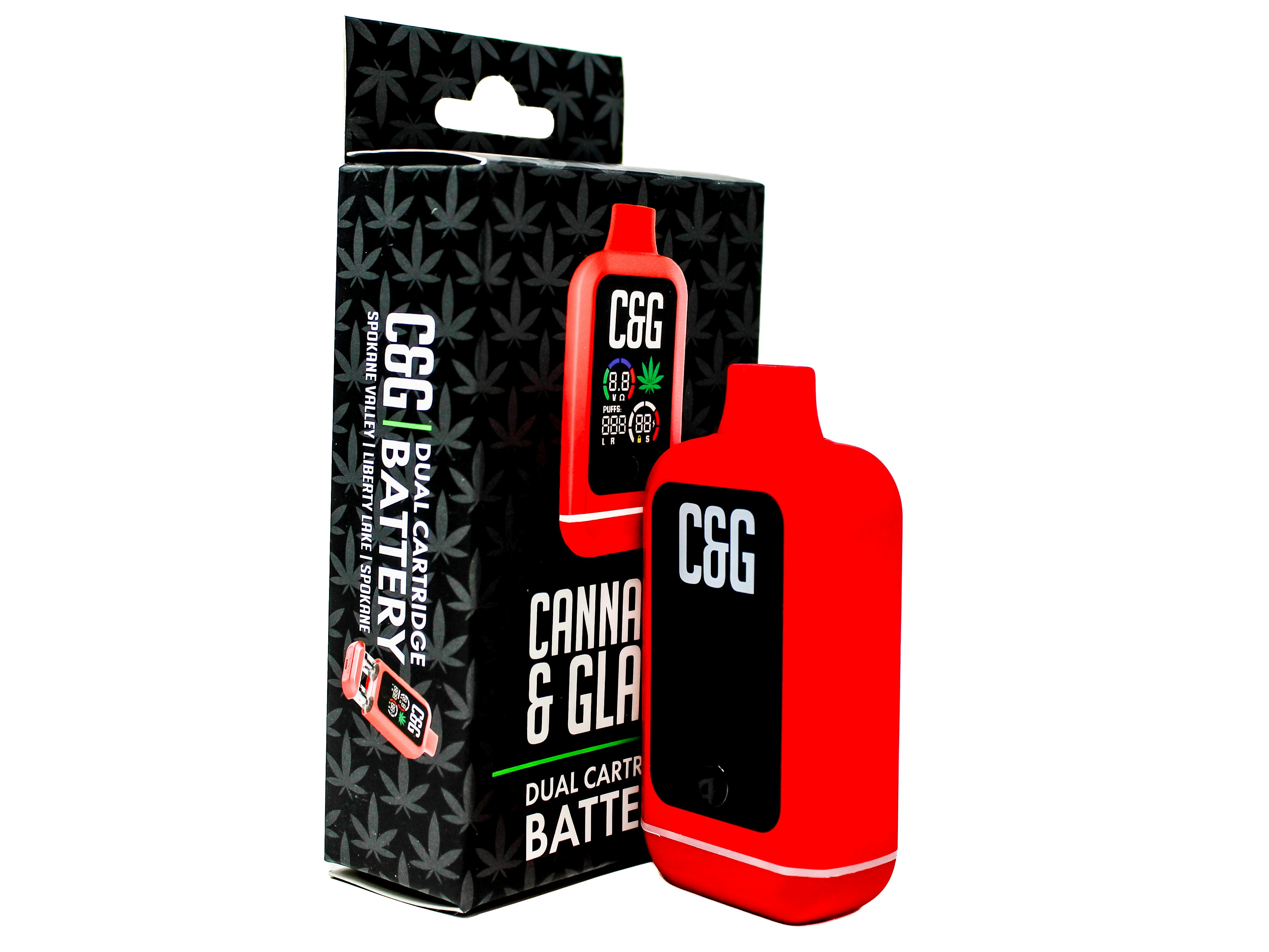 dual cart vape battery Ooze Duet Dual Cartridge 510 Battery | Portable Oil Vapes main image 1
