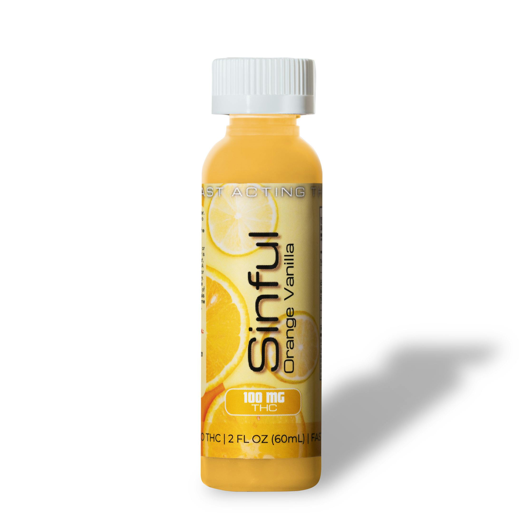 Sinful Beverages | 100mg | Orange Vanilla Shooter