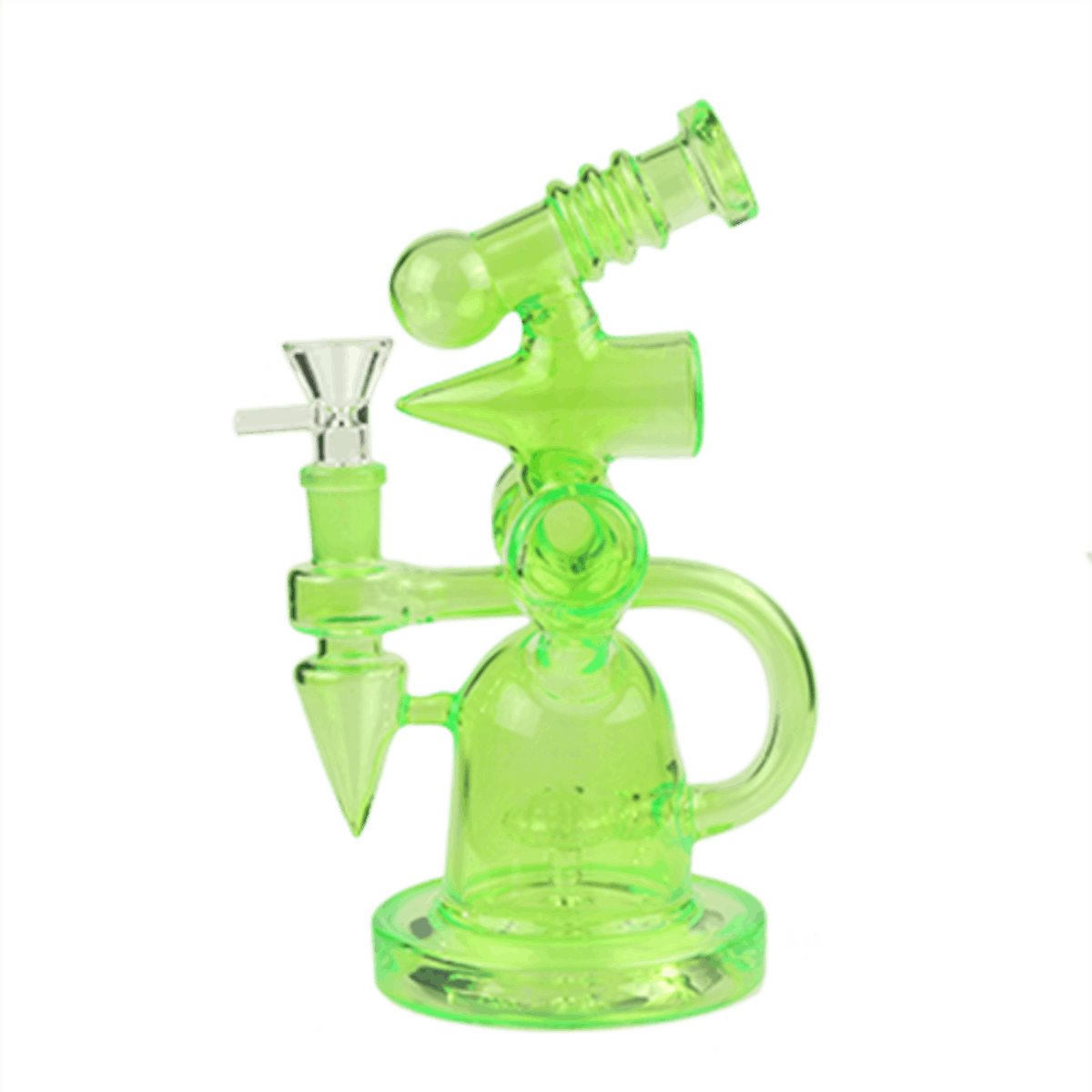 Image of 8.5″ SirEEL Neon Scope Recycler Bong | 14mm Flower Bowl Included