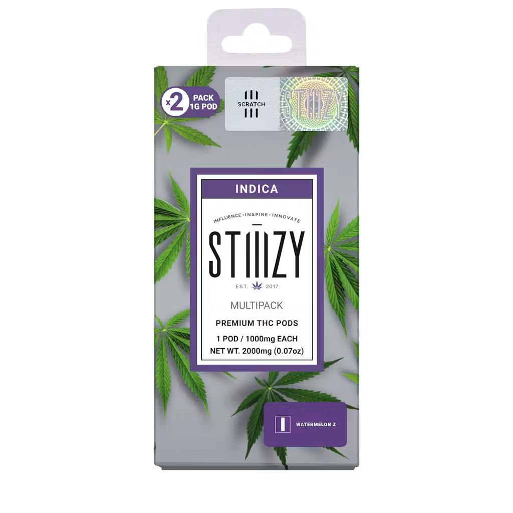 Stiiizy - 2 Pack 1g Cartridge Pack - Watermelon Z