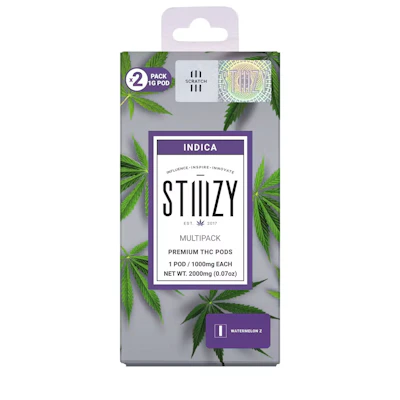 Stiiizy - 2 Pack 1g Cartridge Pack - Watermelon Z - CARTRIDGES by STIIIZY at King of Budz