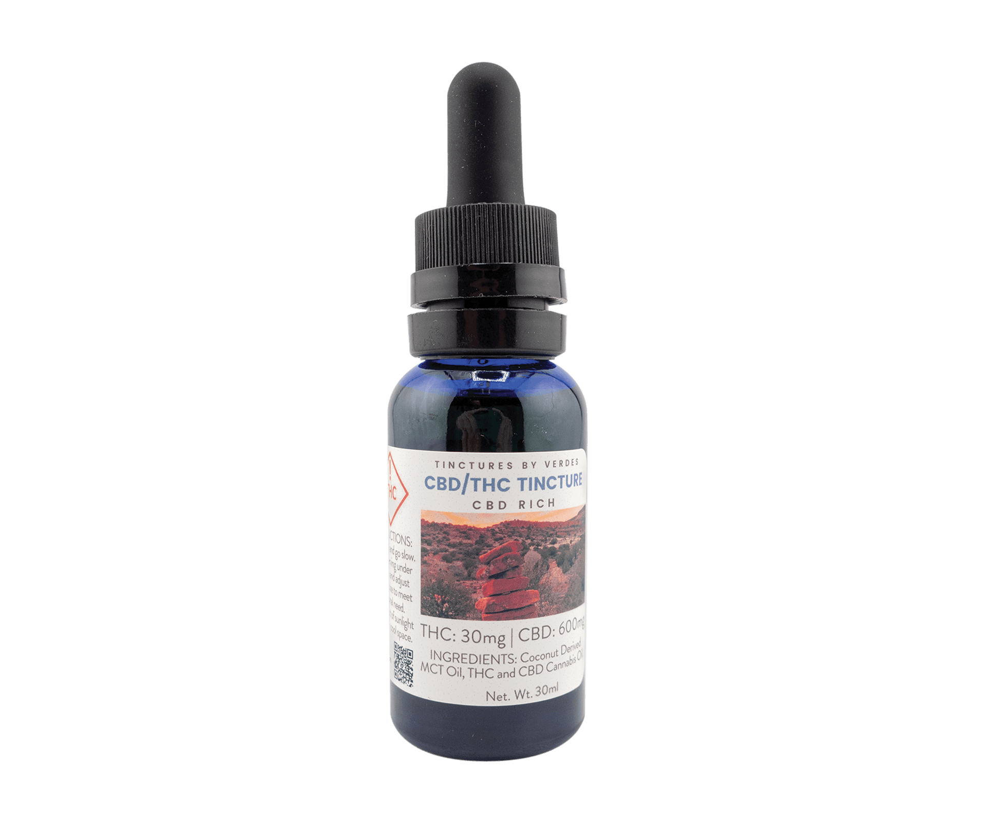 Verdes | 30ml Tincture | CBD/THC 20:1 600mg