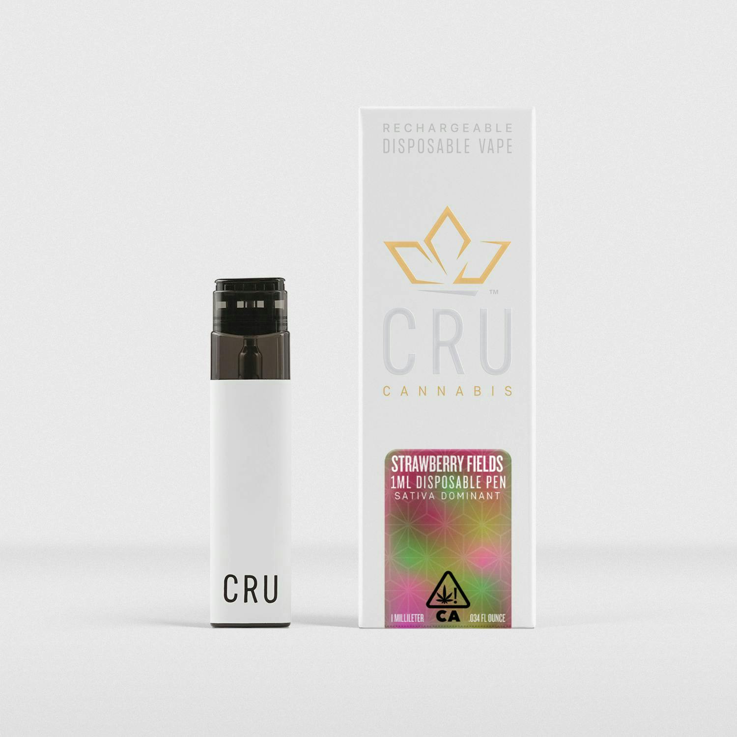 CRU Strawberry Fields Live Resin Vape